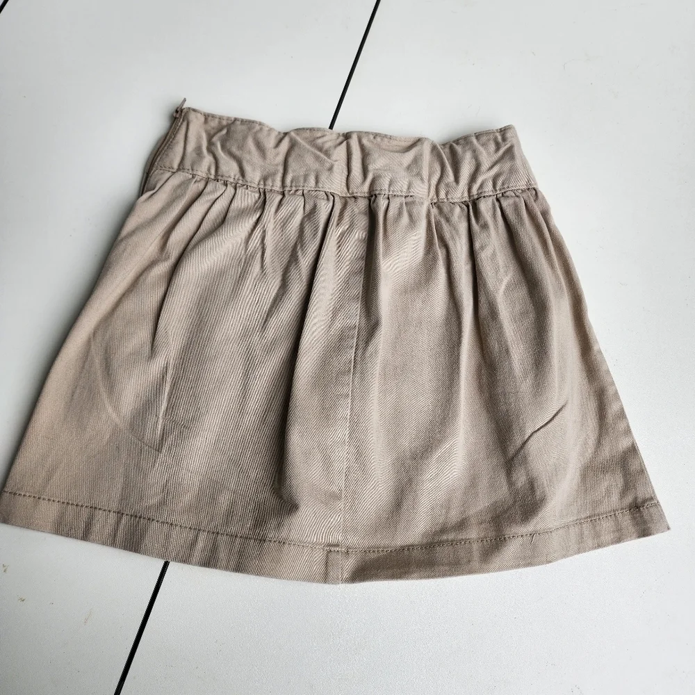 Lot Of 2 Old Navy Girls Stretch Adjastable Uniform Skort Khaki School Skirt Sz S